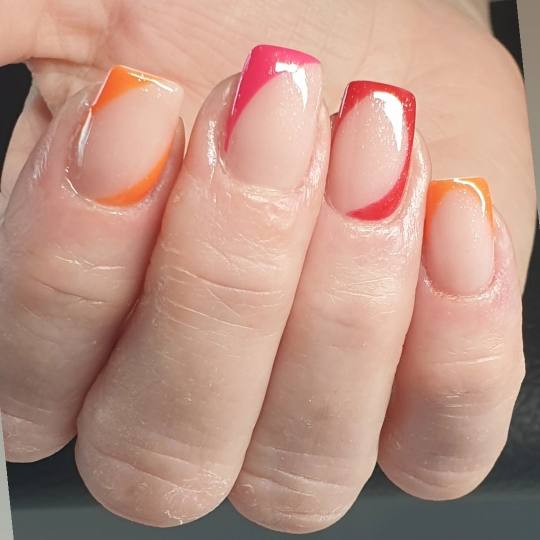 Nail service #zagreb Izlivanje noktiju Nadopuna noktiju - 1 dužina (do jagodice)