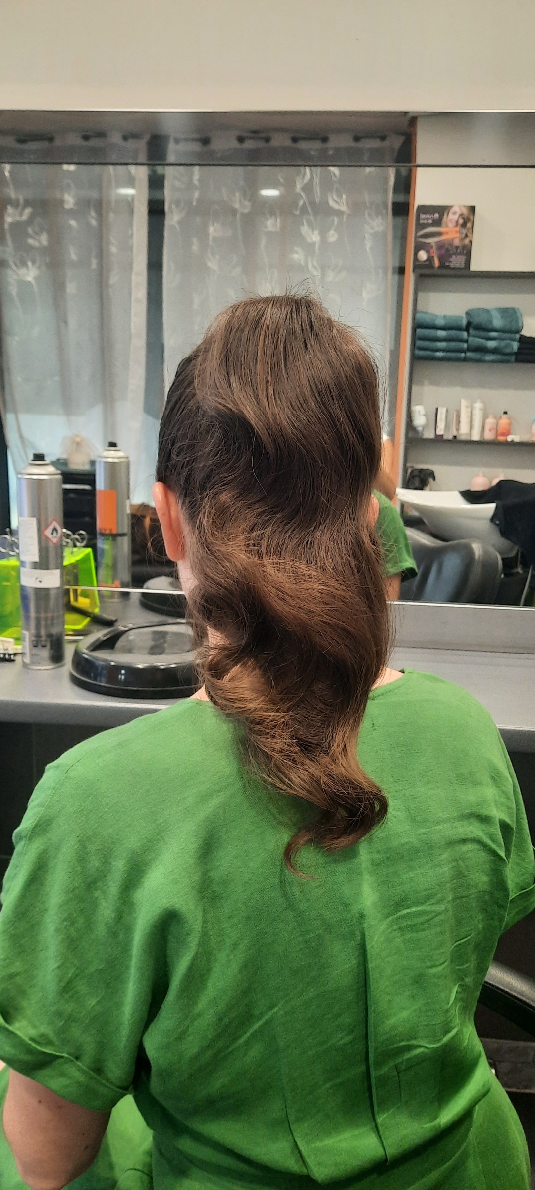 Studio Daniela #rijeka Svečane i frizure za svadbu Svečana frizura - poluduga kosa