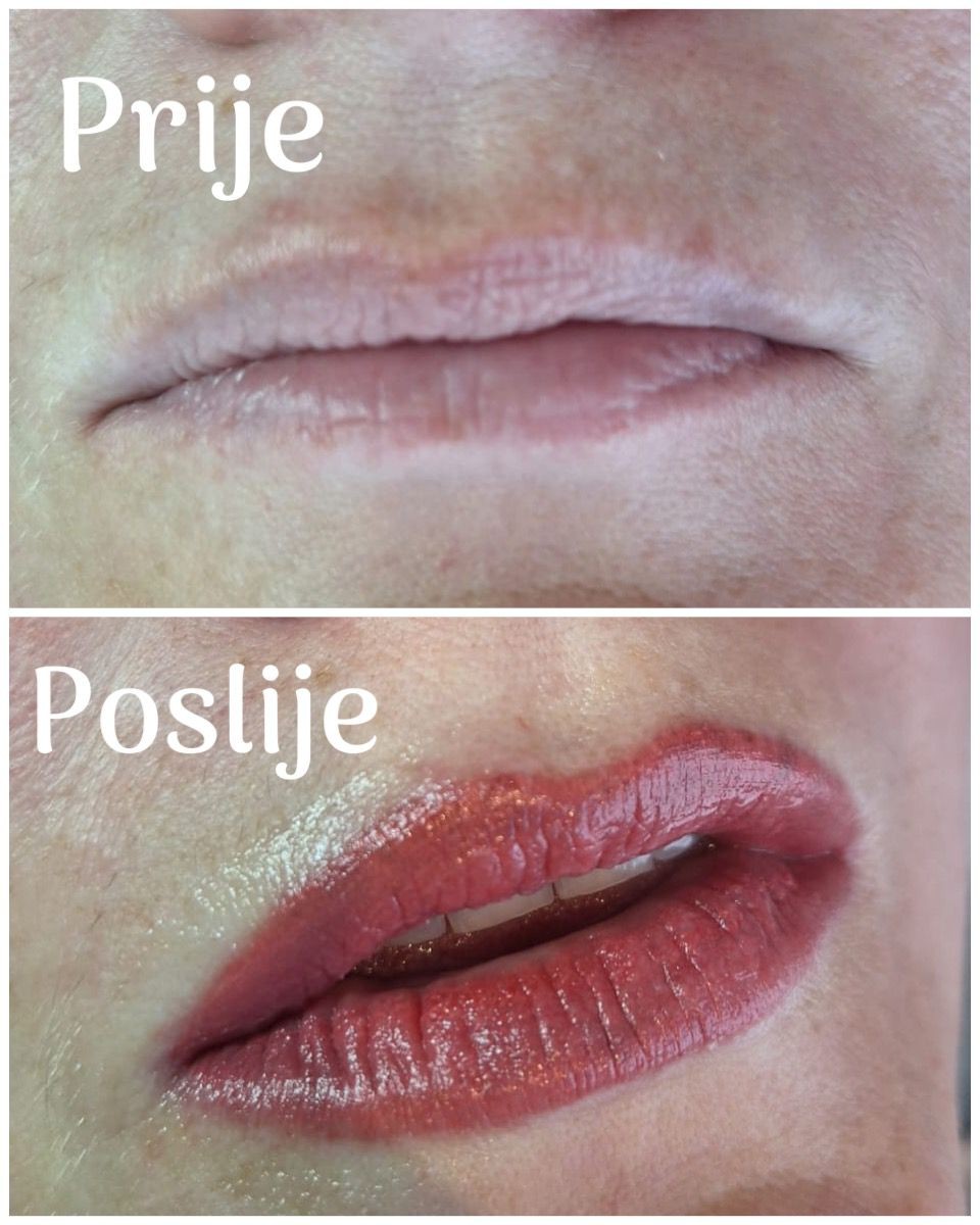 Bella #zagreb Trajna šminka Trajna šminka - usne - full lip + korekcija
