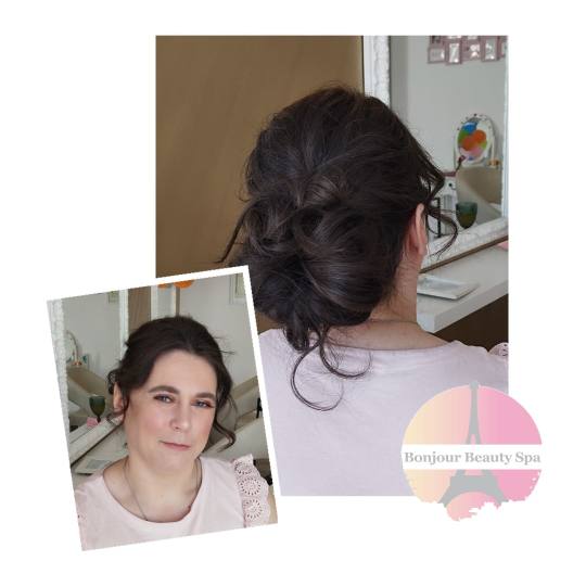 Hairlookboutique #zagreb Svečane i frizure za svadbu Svečana frizura - poluduga kosa Svečana friz