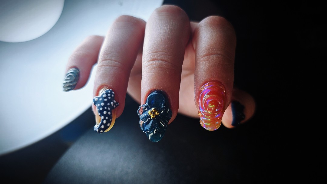 TINA NAIL ART STUDIO #velika-gorica Ukrašavanje noktiju Level HARD nail dizajn - full set