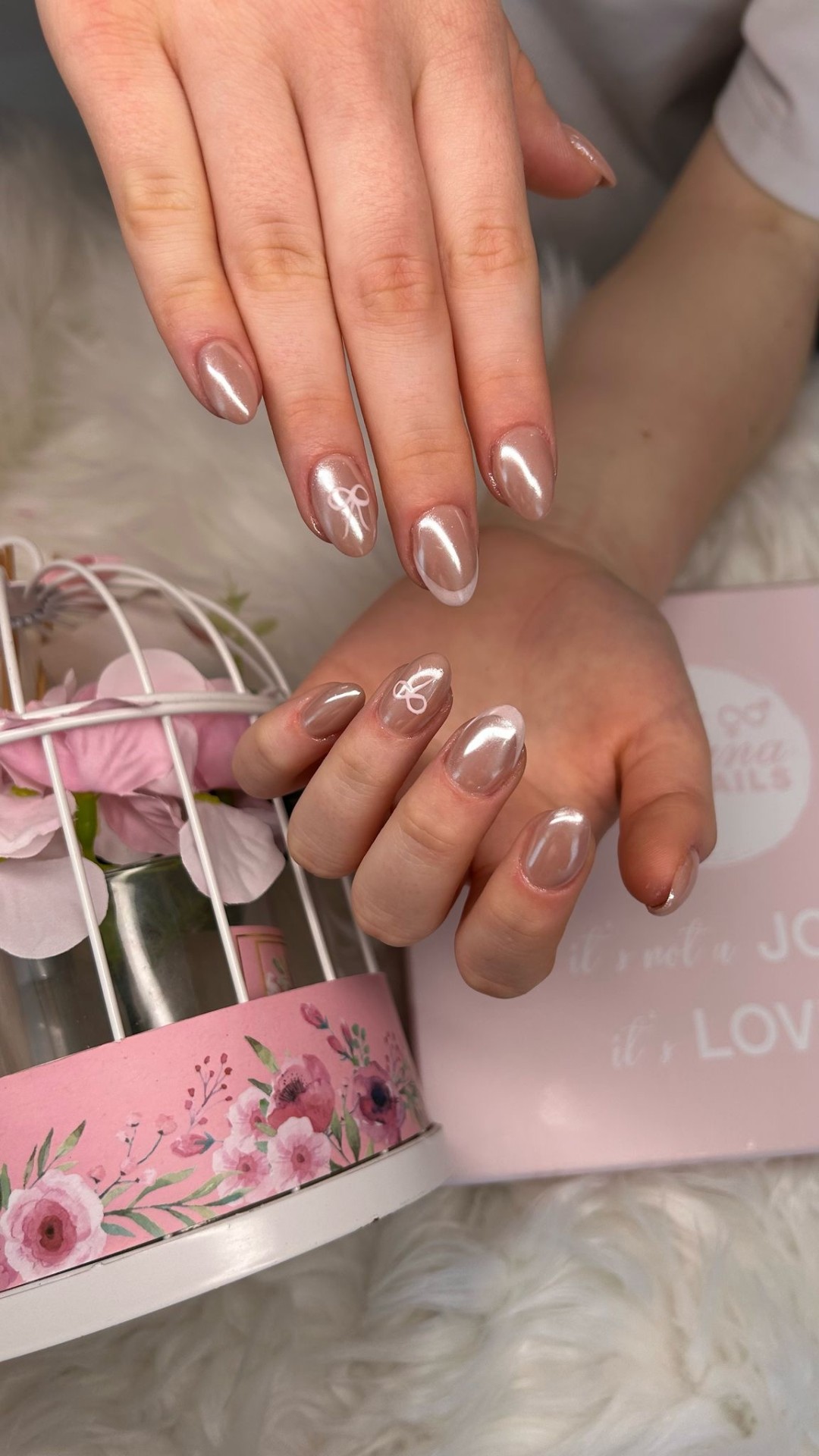 Beauty Studio Amina #zagreb Ojačavanje noktiju Nadopuna gela - S dužina