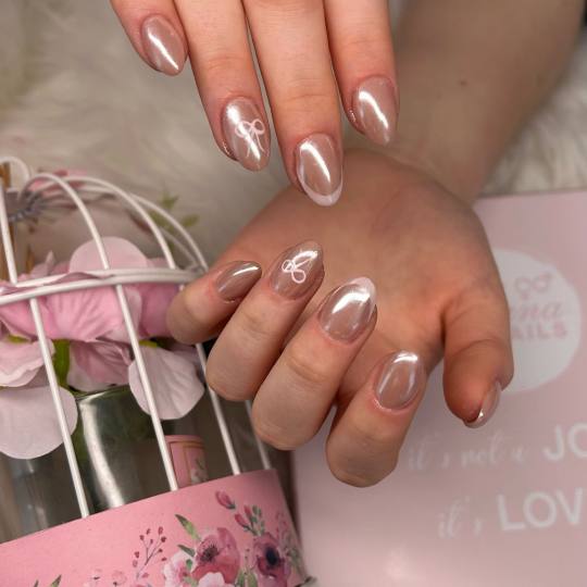 Beauty Studio Amina #zagreb Ojačavanje noktiju Nadopuna gela - S dužina