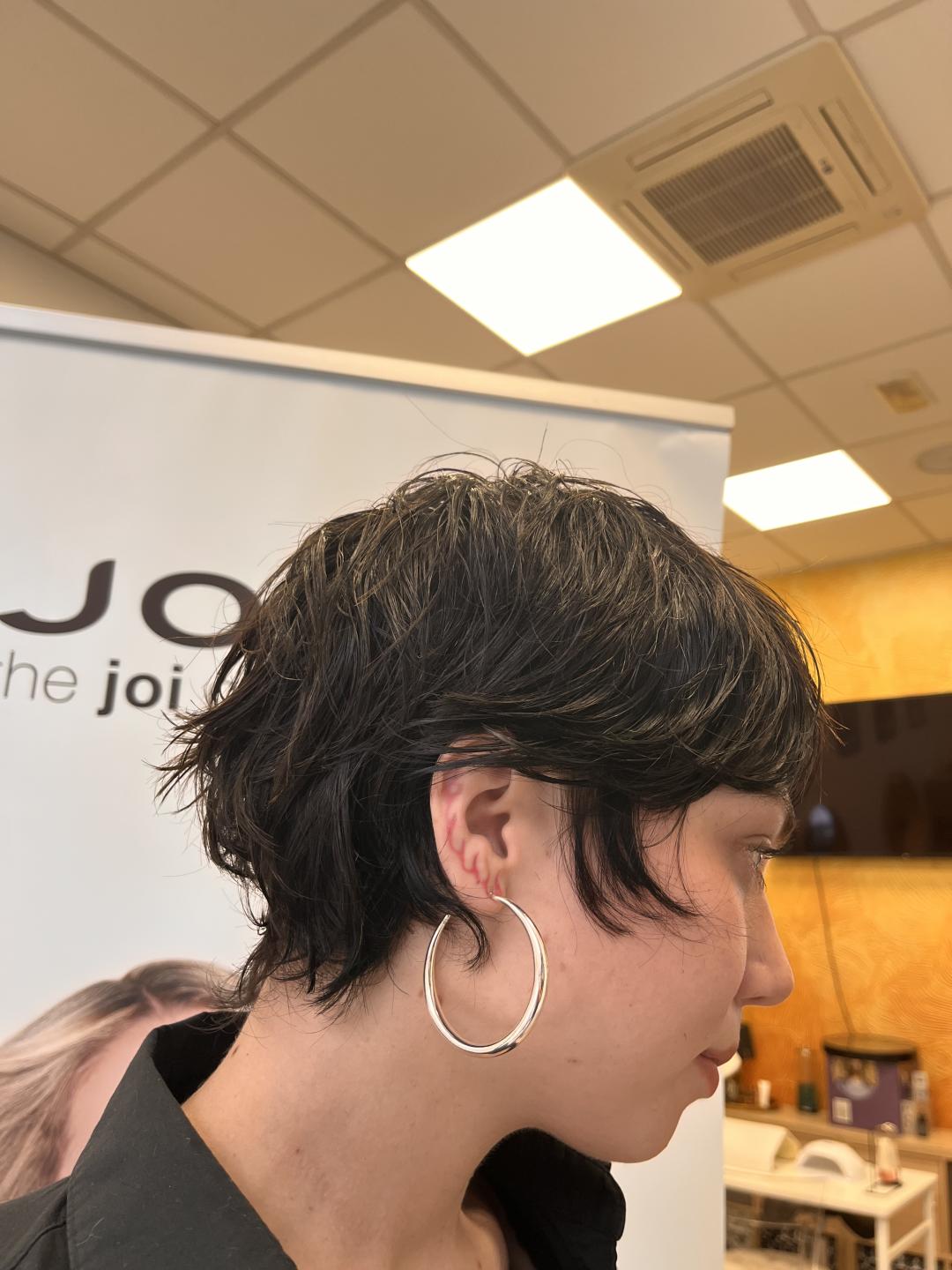 Epic Hair Design #zagreb Žensko šišanje Žensko šišanje složeno + fen frizura - kratka kosa