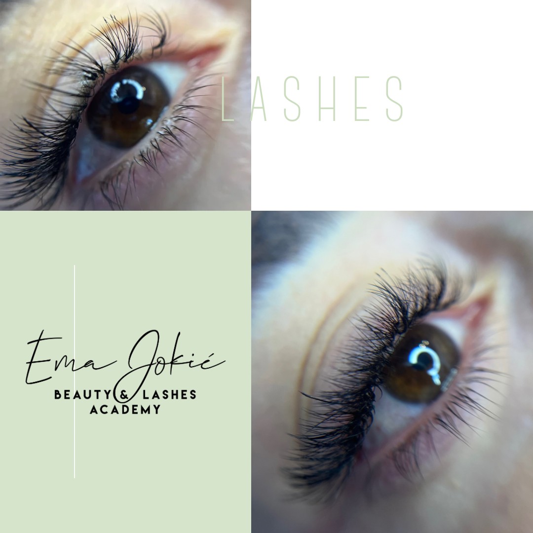 Ema Jokić Beauty & Lashes Academy #zagreb Trepavice Nadopuna trepavica - nakon 4 tjedna