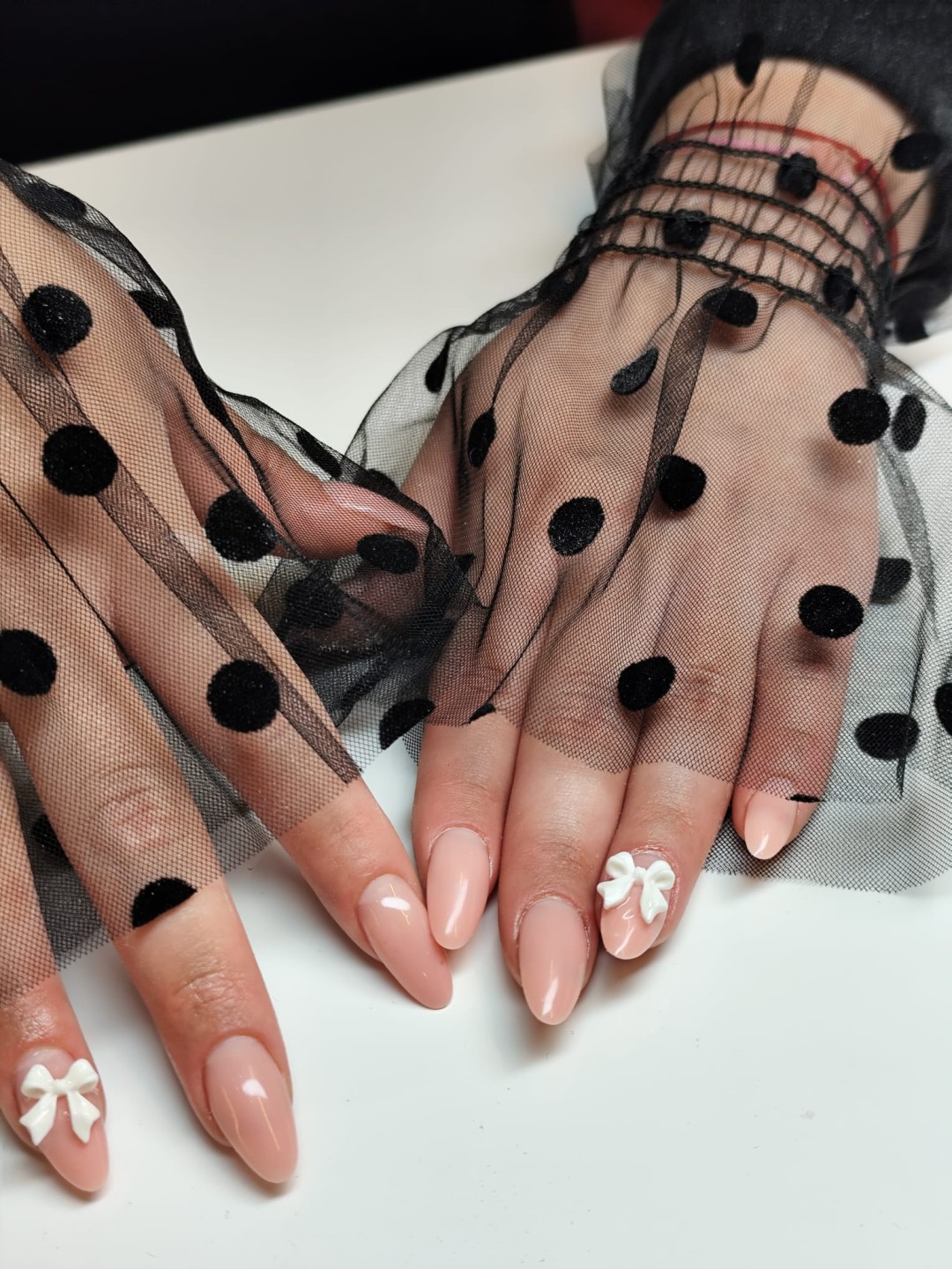 Luna Beauty studio #zagreb Manikura Nadogradnja noktiju gelom+Nail art,French/S,M
