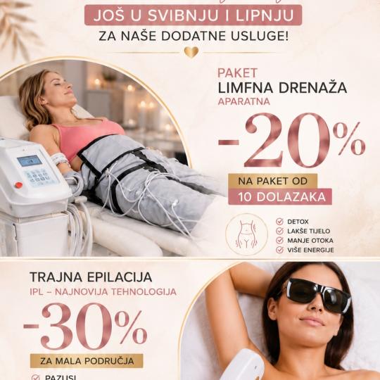 Slana soba Maris #zagreb Tretmani tijela Limfna drenaža 30 minuta - paket od 10 tretmana Iskoristit