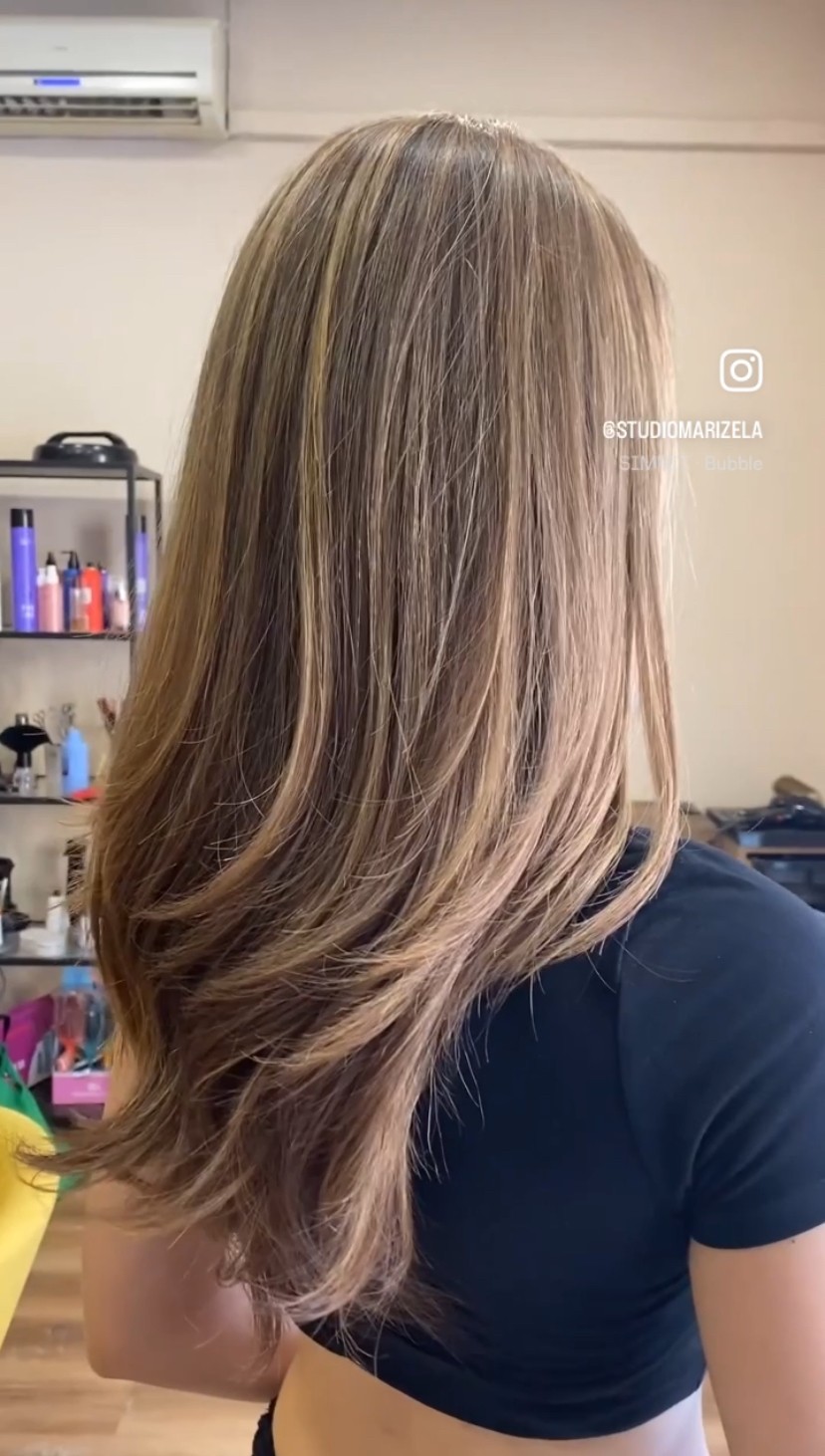 Marizela #zagreb Pramenovi Balayage pramenovi - duga kosa