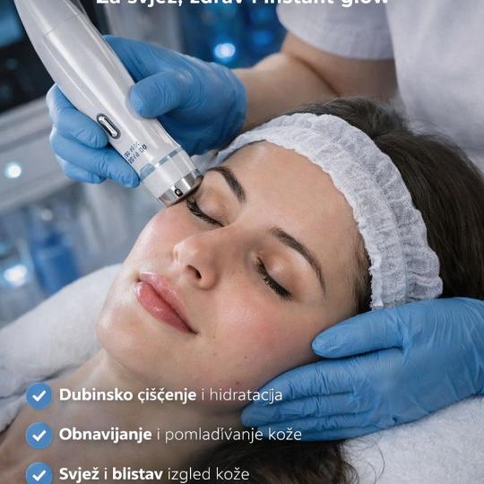 Clinic Burow #split Tretman lica Hydrafacial tretman lica HydraFacial dubinski čisti pore, uklanja 