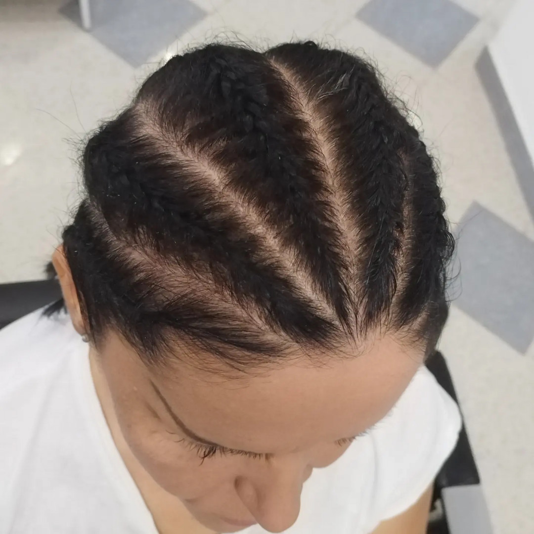 Silvija #zagreb Pletenice, kike, punđe Pletenica - jedna