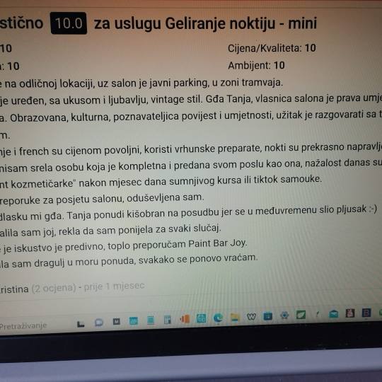 Paint Bar Joy - spas u zadnji čas #zagreb recenzije nasih klijenata