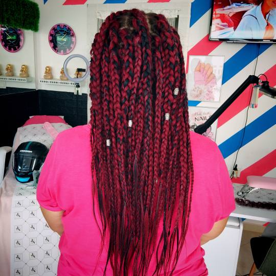 JZ Beauty & Barber #krapina Bojanje kose Afričke pletenice - sve dužine kose