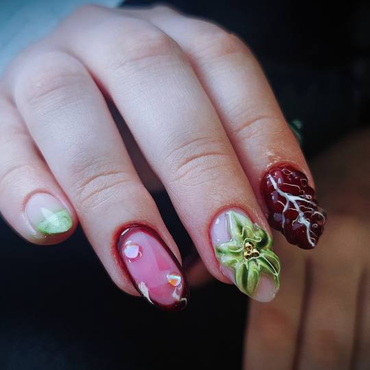 TINA NAIL ART STUDIO #velika-gorica Ukrašavanje noktiju Level MEDIUM nail dizajn - full set