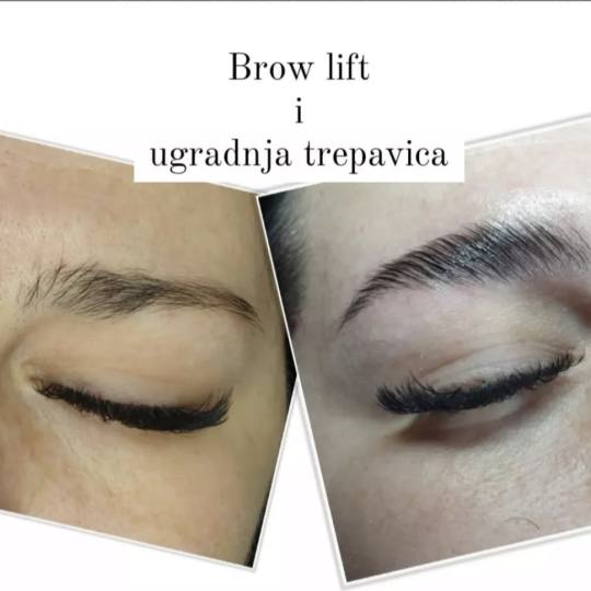 Jasmine beauty #zagreb Obrve Brow lift Brow Lift (ili Brow Lamination) je popularan kozmetički tret