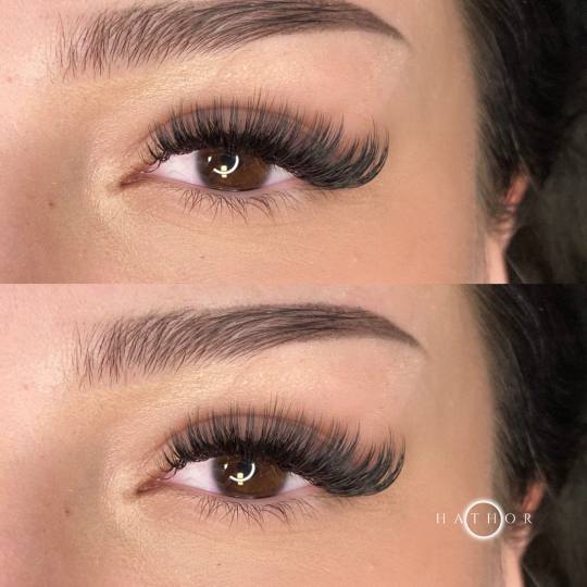 Hathor beauty room #zagreb Nadogradnja trepavica Ugradnja trepavica - ruski volumen