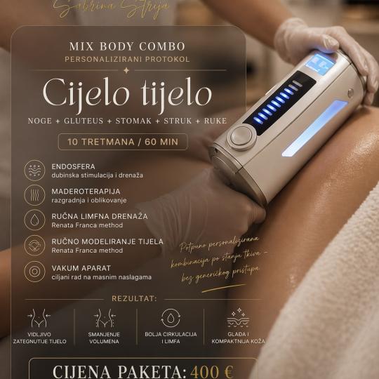 SABRINA STRIJA BEAUTY & SPA usluga