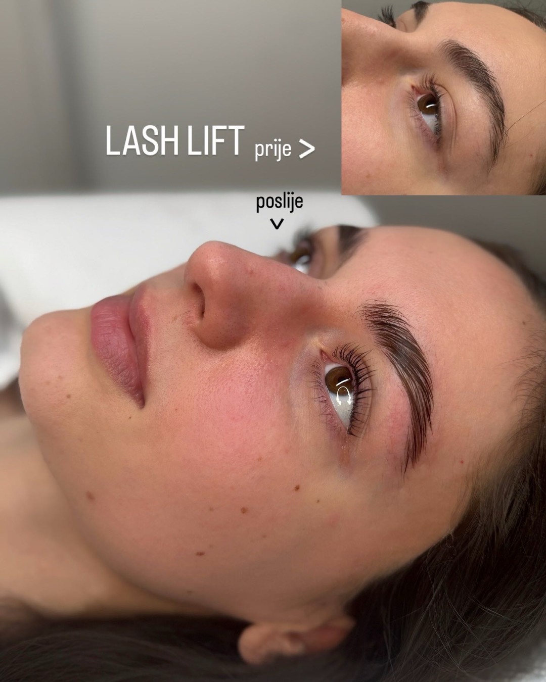 MOELL beauty #zagreb Trepavice Lash lift + bojanje + 3D filler