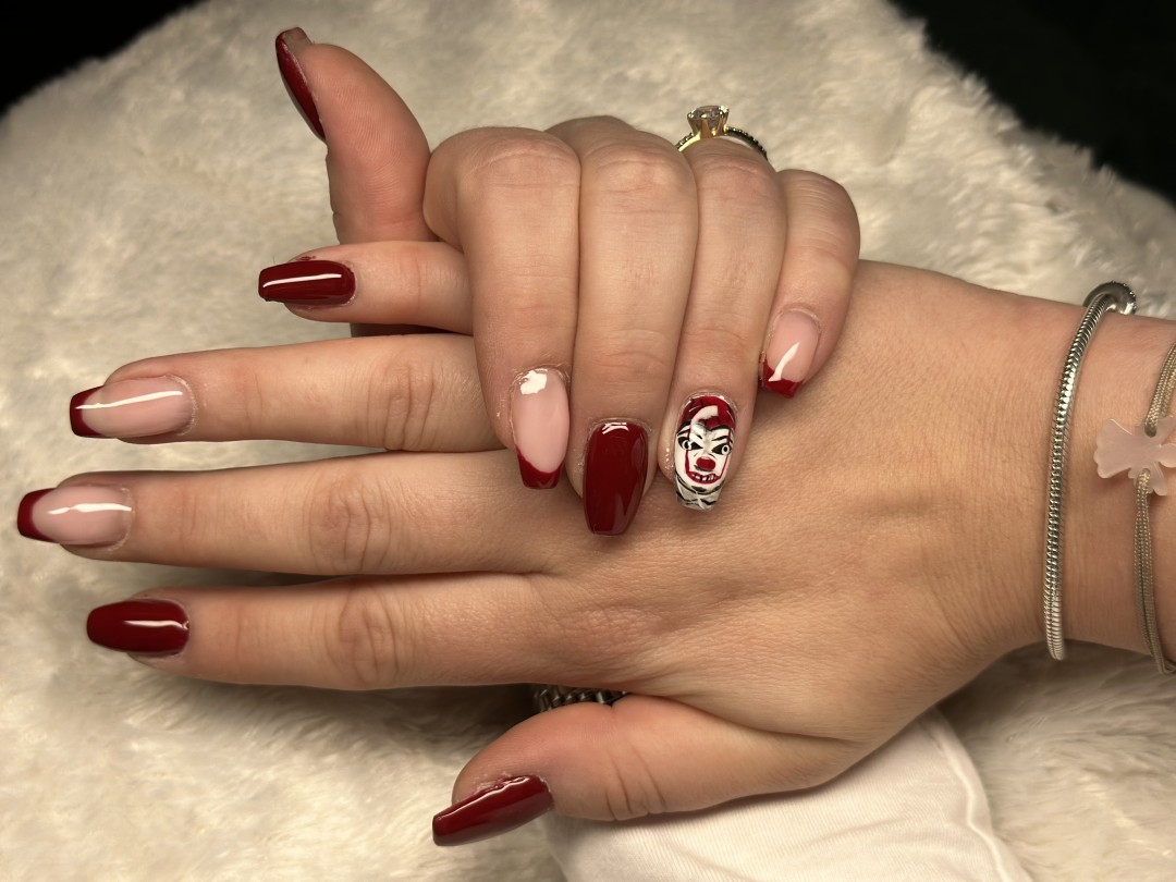 Beauty studio L #zagreb Nadogradnja noktiju Ugradnja noktiju dužina S/M