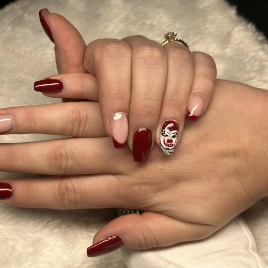 Beauty studio L #zagreb Nadogradnja noktiju Ugradnja noktiju dužina S/M