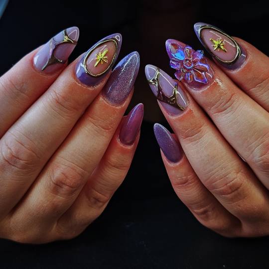 TINA NAIL ART STUDIO #velika-gorica Nadogradnja noktiju Ugradnja noktiju - L dužina