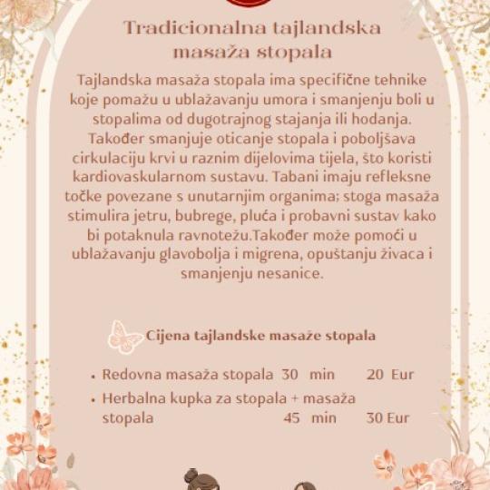 Cattleya #varazdin Tajlandska masaža Originalna tajlandska masaža stopala
