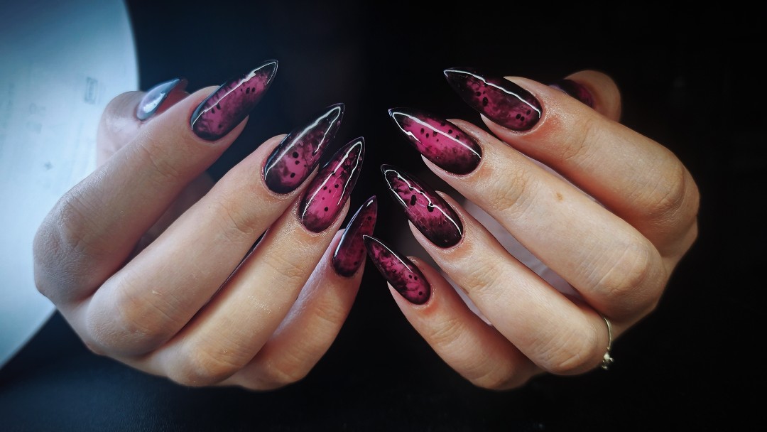 TINA NAIL ART STUDIO #velika-gorica Nadogradnja noktiju Ugradnja noktiju - L dužina