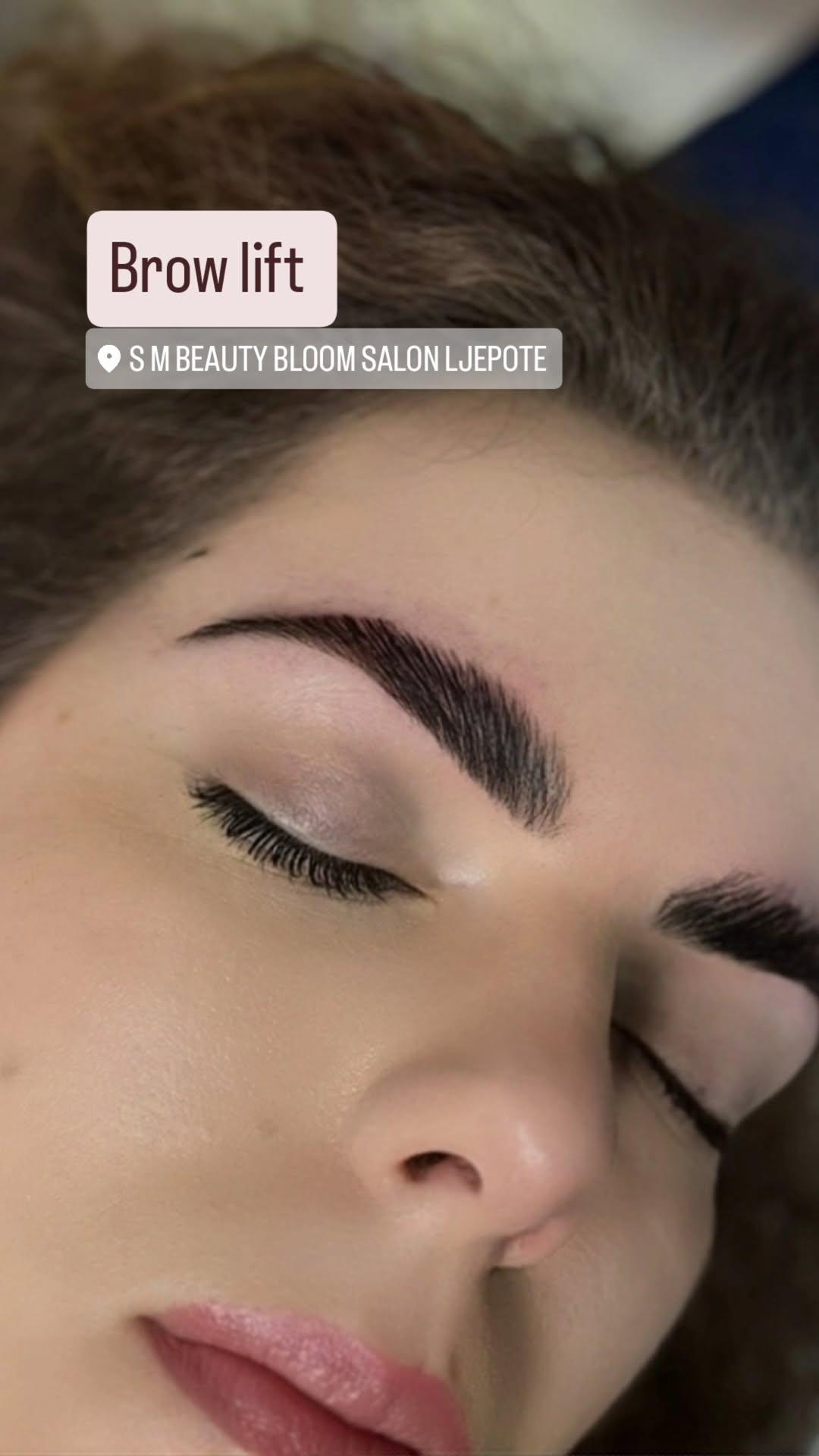 S M Beauty Bloom #zadar Obrve Brow lift + bojanje obrva