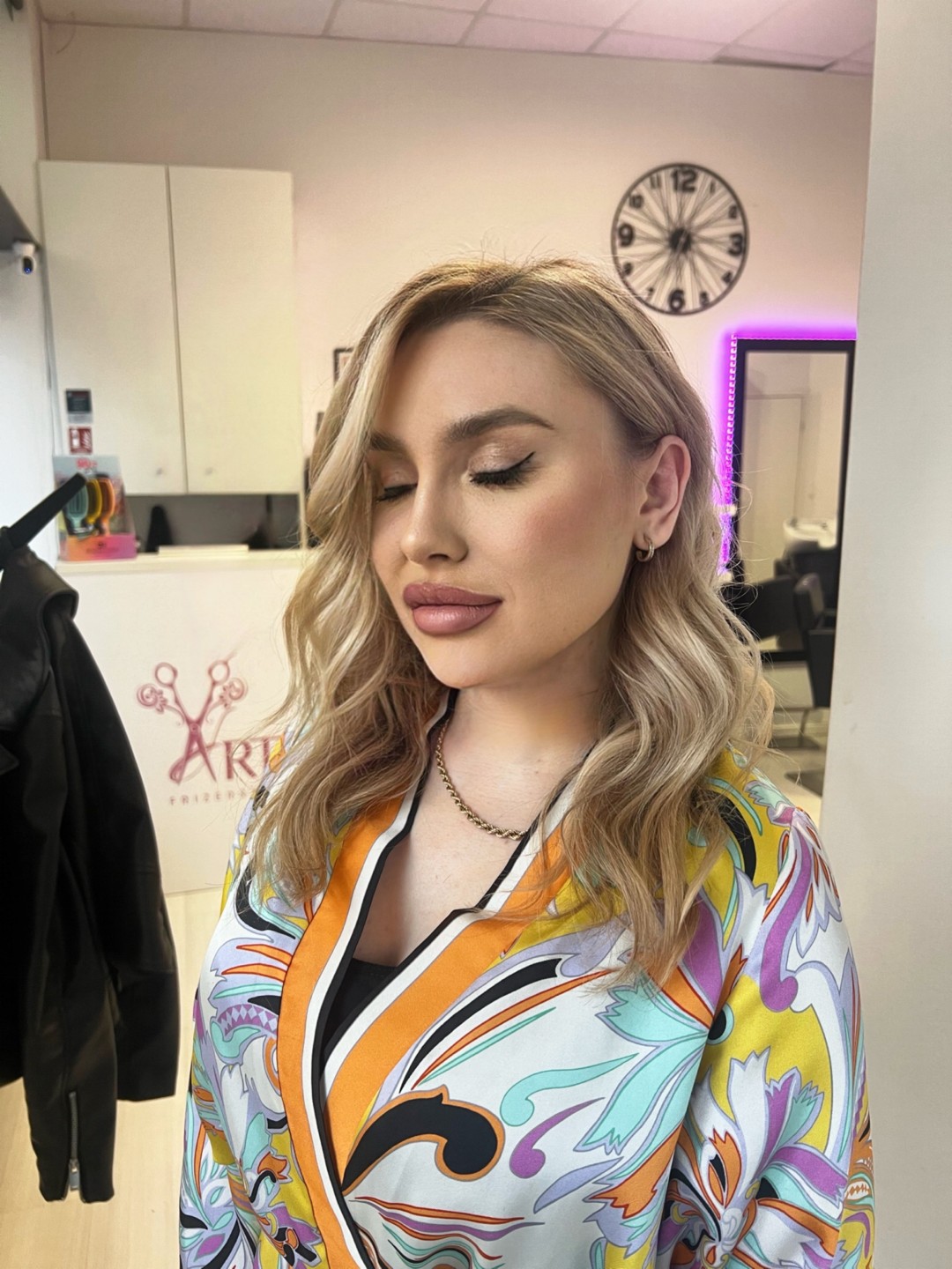 Studio Artep #zagreb Pramenovi Pramenovi na foliju + preljev - poluduga gusta kosa