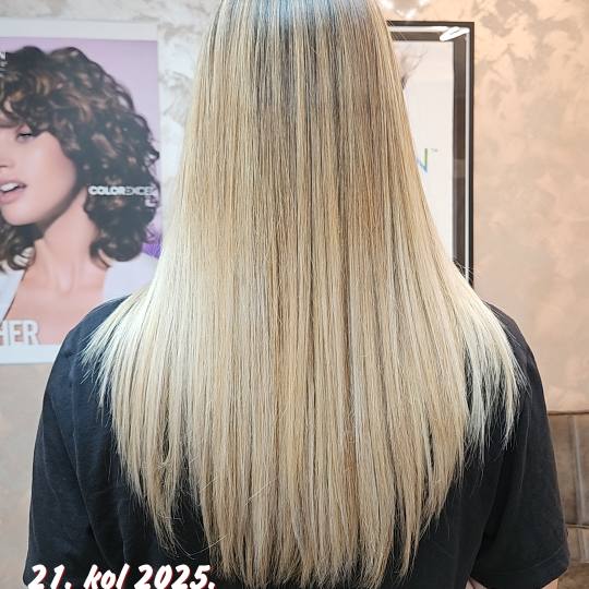Mary 2M #zagreb Ombre, sombre, balayage Balayage - duga kosa Želja ispunjena - prirodno plava sa ta