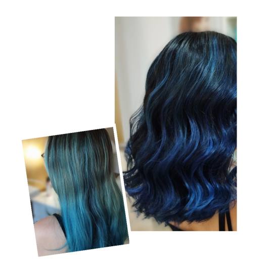 Hairlookboutique #zagreb Ombre, sombre, balayage Balayage - ekstra duga kosa Modro plavi Baliage- iz