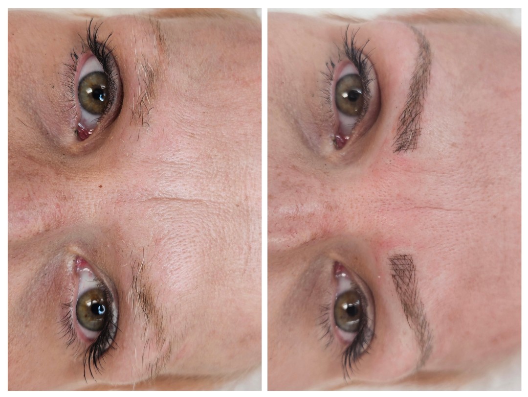 Trajna šminka - iscrtavanje dlačica (hiper realistične obrve) - Cosmoderm & Centar Estetica, Zagreb Trajna šminka Lice Trajna šminka, Zagreb, Trnje