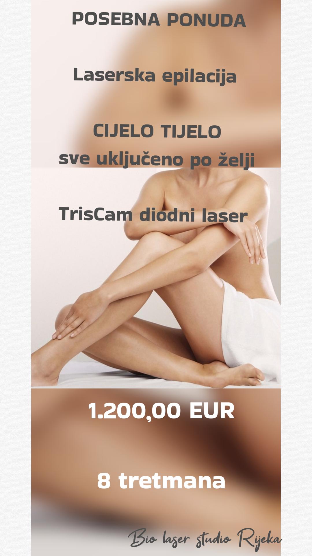 BioLaser Studio Rijeka #rijeka Laserska epilacija Laserska epilacija cijelih nogu - za dame