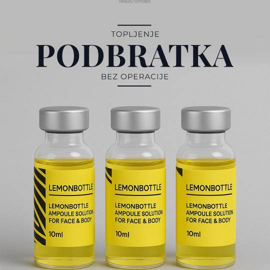 Una Victoria beauty concept #zadar Tretmani tijela Lemon bottle tretman