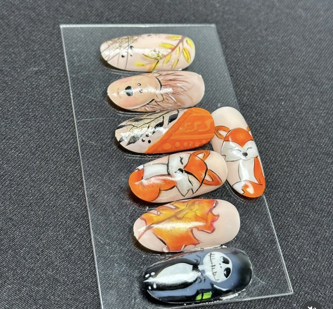 Beauty studio L #zagreb Ukrašavanje noktiju Nail art - jednostavan