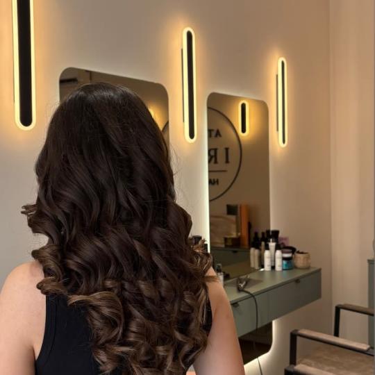 Atelier Irma #split Feniranje i stiliziranje Feniranje na valove - duga kosa
