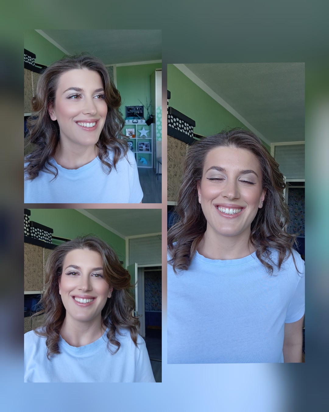 Hairlookboutique #zagreb Feniranje i stiliziranje Valovi - poluduga kosa