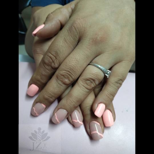 JZ Beauty & Barber #krapina Izlivanje noktiju Nadopuna noktiju - M dužina