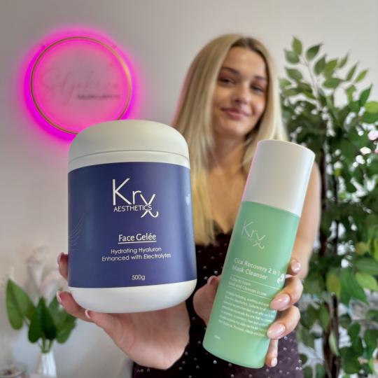 Salon Ljepote Šljokica #zagreb Tretman lica KRX FACE GELLE+Blue Pell KRX korejski tretmani lica za 