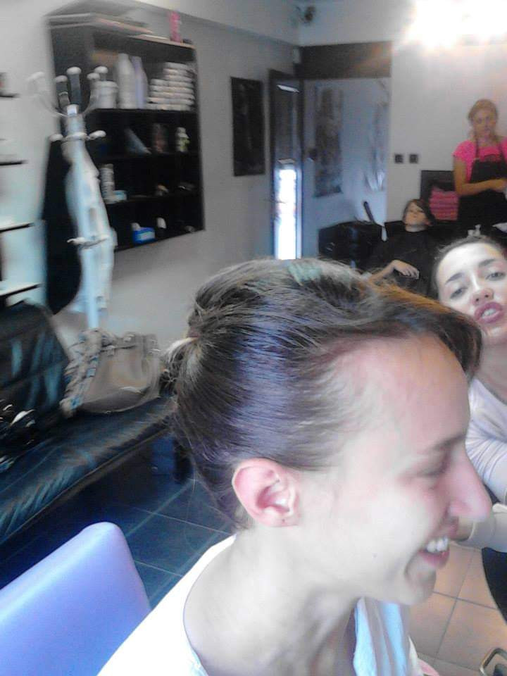 Studio HM #zagreb Njega i ojačavanje kose Svečana frizura