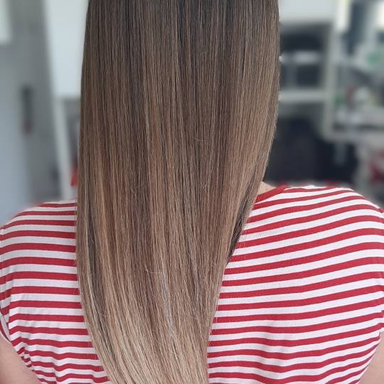 Glam on the Go #zadar Ombre, sombre, balayage Balayage + fen frizura - ekstra duga kosa