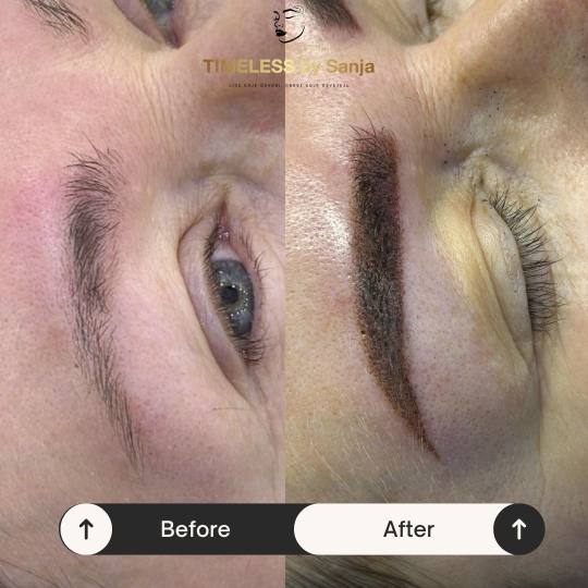 Timeless by Sanja #zagreb Trajna šminka Puder obrve / microblading Puder obrve su polutrajna mikrop