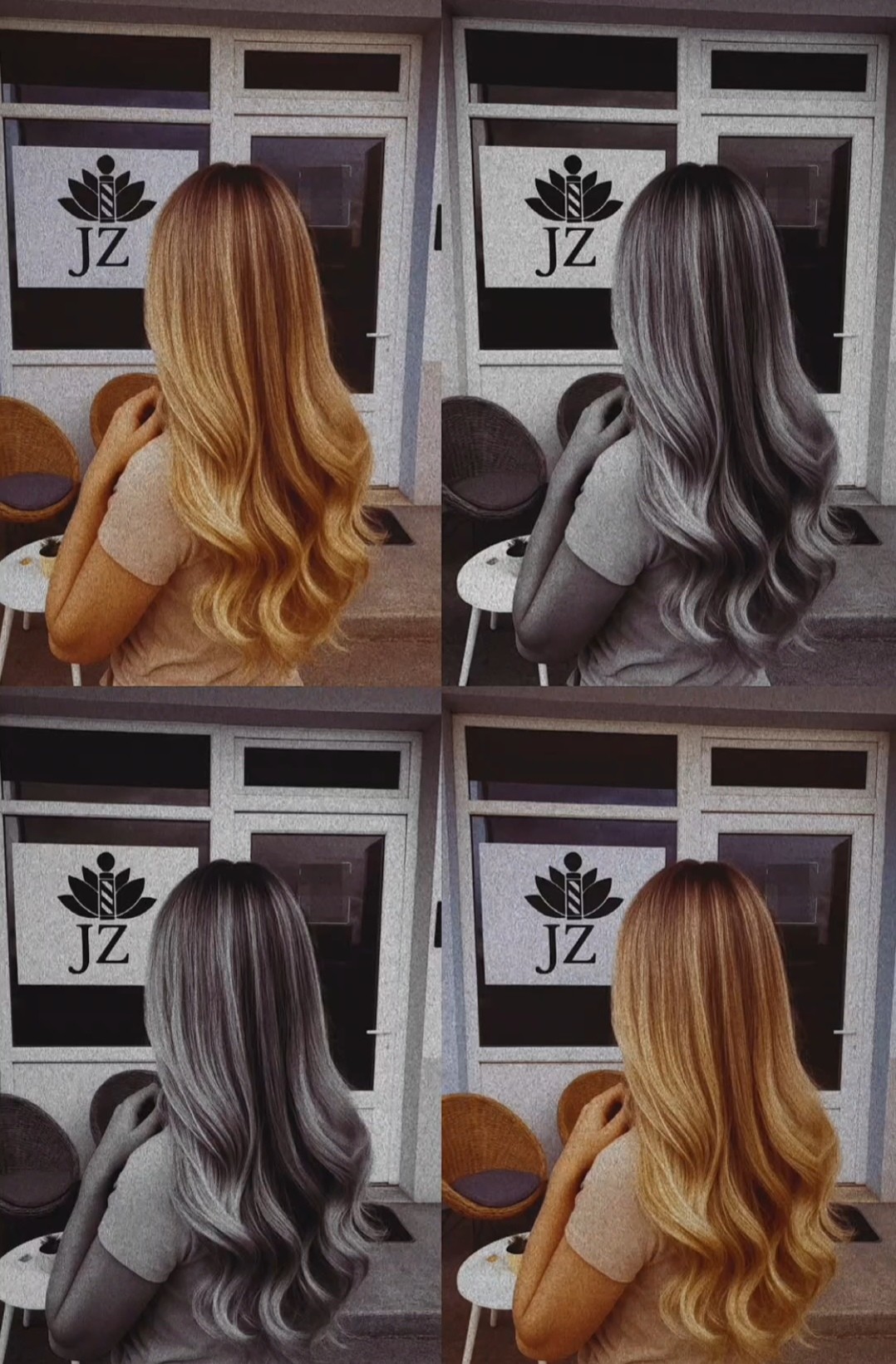 JZ Beauty & Barber #krapina Feniranje i stiliziranje Fen frizura - duga kosa