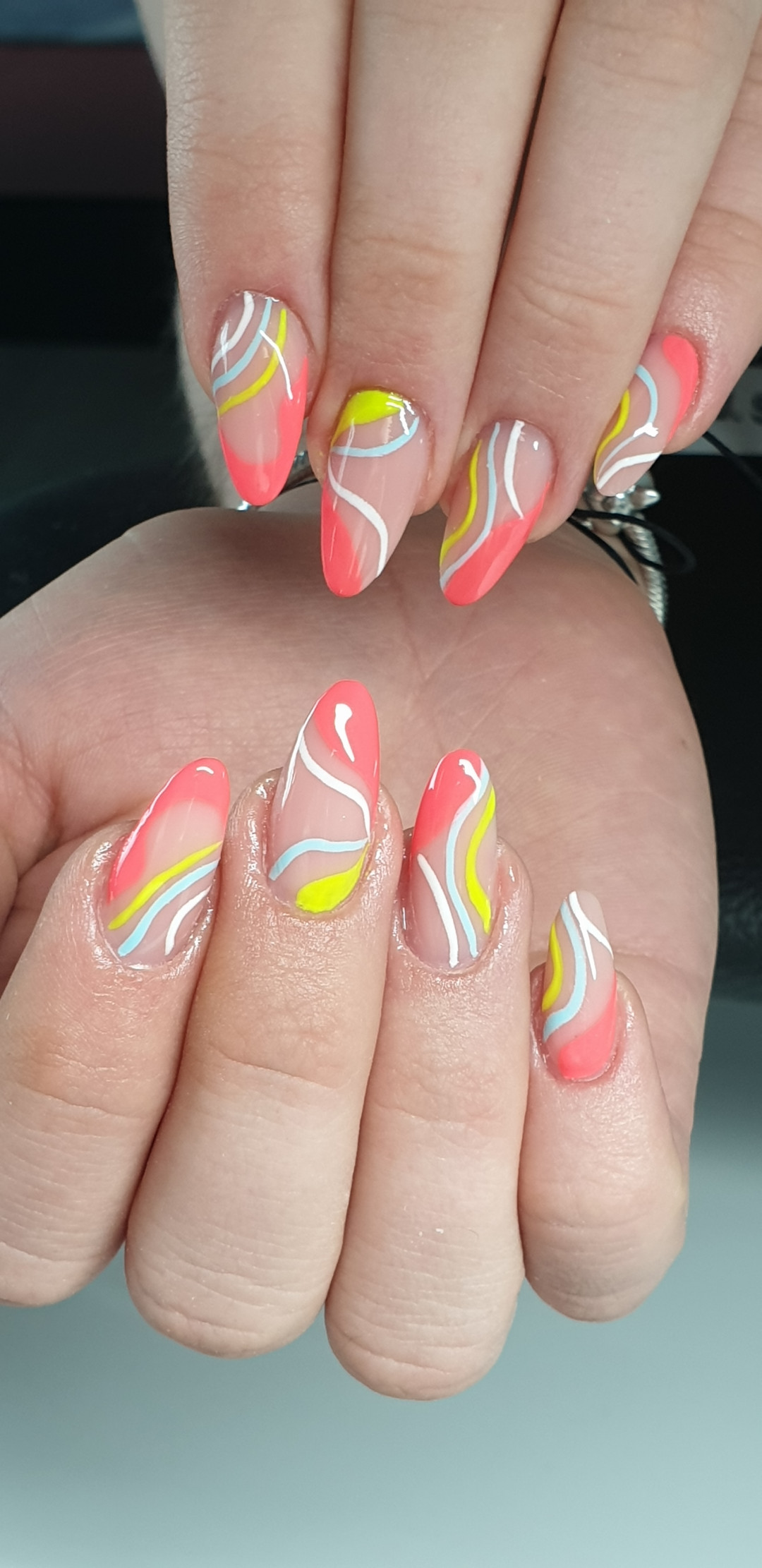 Nail service #zagreb Izlivanje noktiju Nadopuna noktiju - M dužina