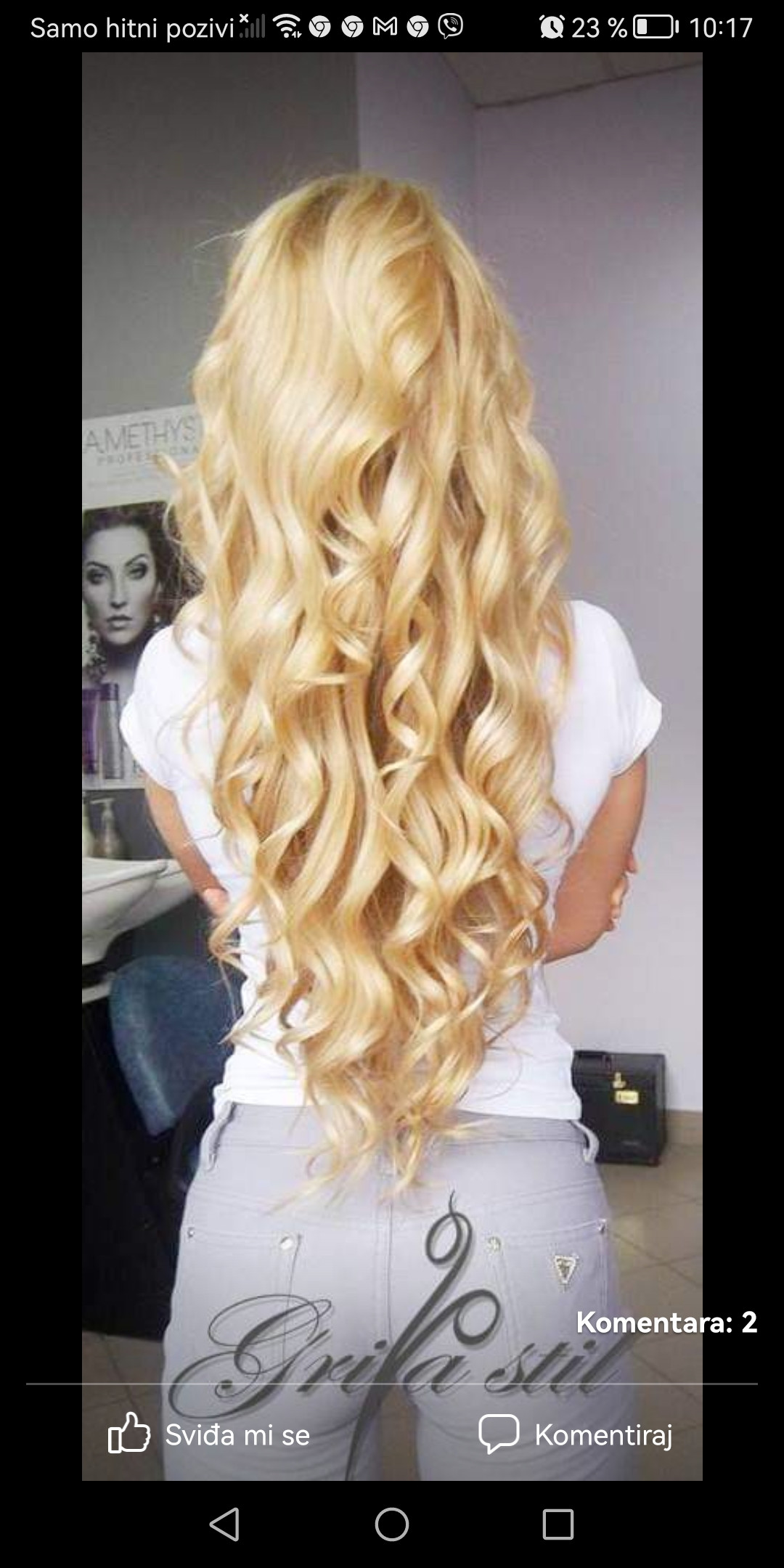 Griva stil #zagreb Feniranje i stiliziranje Valovi na četku - duga kosa