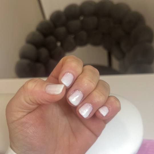 Head Spa #pula Gel lak Trajni lak - ruke Ojačajte svoje prirodne nokte trajnim gel lakom