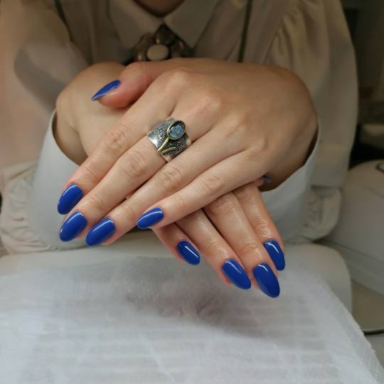 House of beauty by Gabriela #zagreb Gradivni trajni lak:) Jeans plava💙