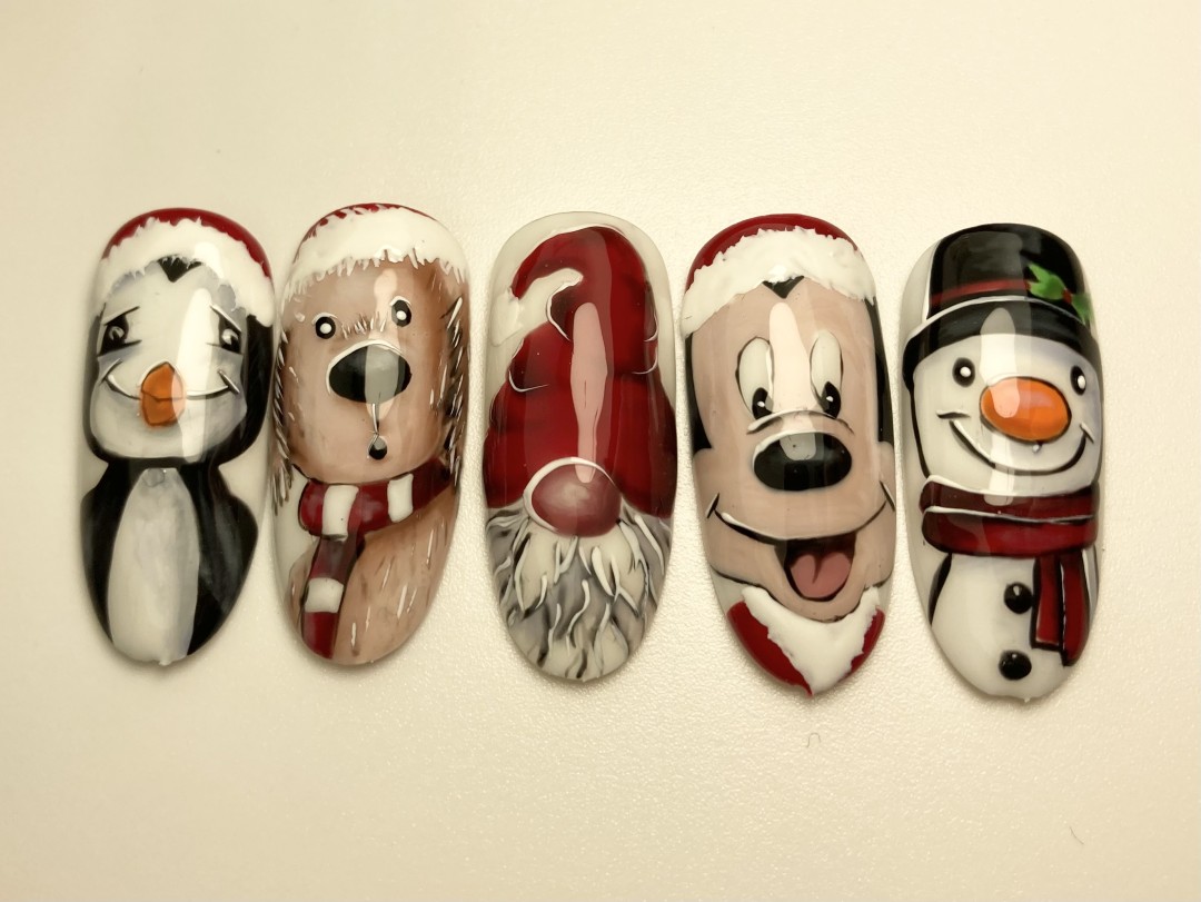 Minie #zapresic Ukrašavanje noktiju Komplicirani nail art - 1 nokat