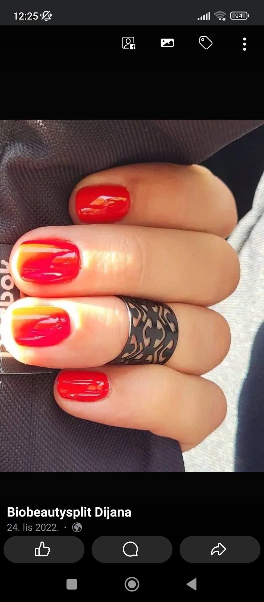 Manicure Biobeauty Split #split Gel lak Trajni lak - ruke