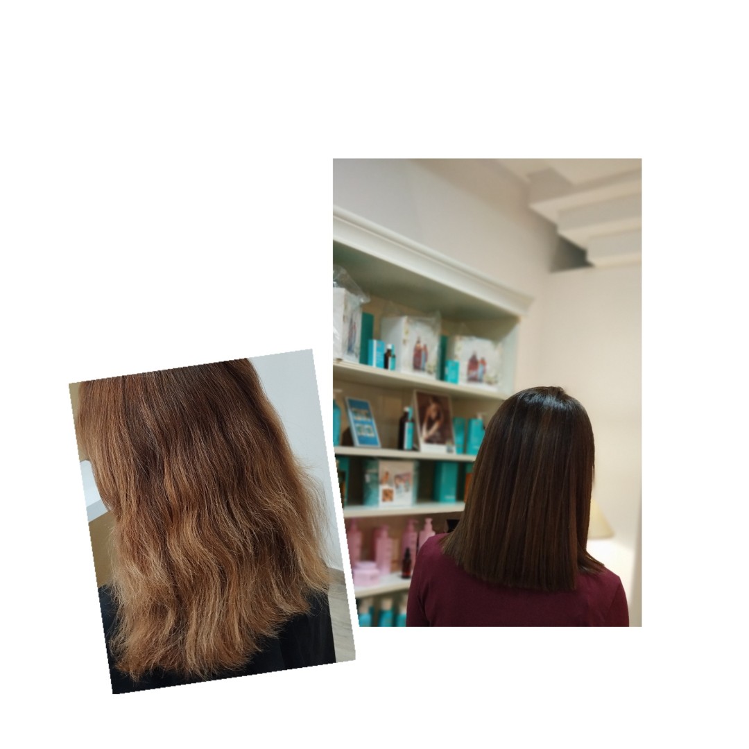 Hairlookboutique #zagreb Bojanje kose Bojanje cijele dužine - poluduga kosa