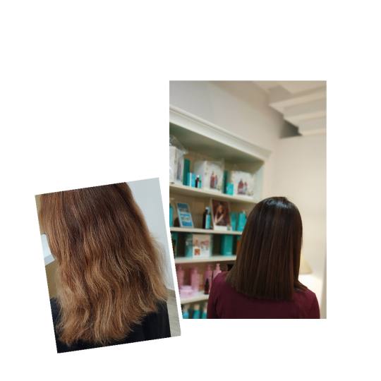 Hairlookboutique #zagreb Bojanje kose Bojanje cijele dužine - poluduga kosa Tretmanom bojanja smo n